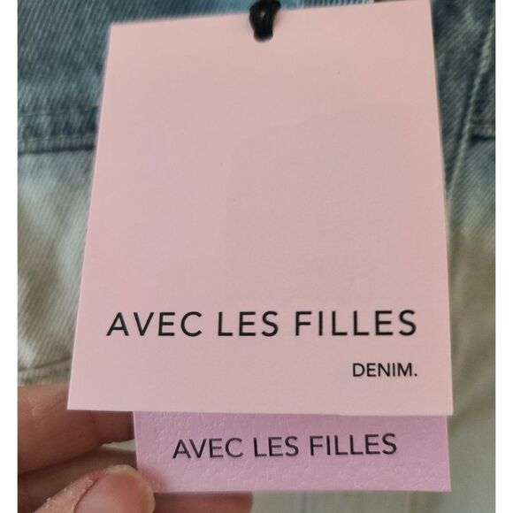 Avec Les Filles Dip Dye Jean Shacket - Picture 4 of 8